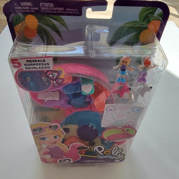 Polly Pocket Flamingo Floatie - brand new in package - Picture 5 of 7